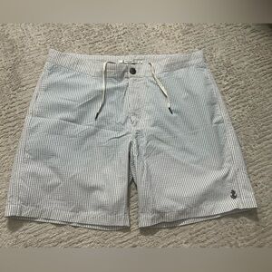 Retromarine Seersucker Swim Shorts